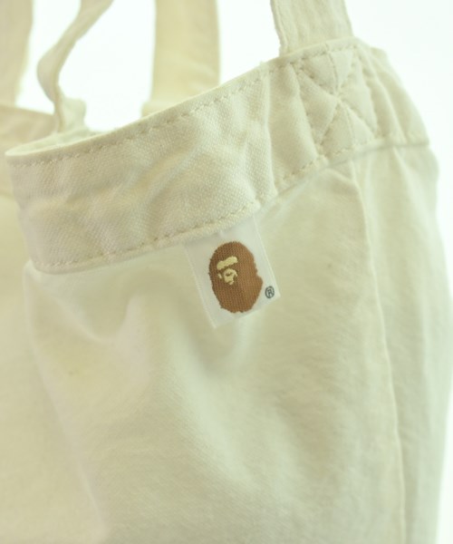 A BATHING APE（アベイシングエイプ）トートバッグ 白 サイズ:- メンズ/2200707656014