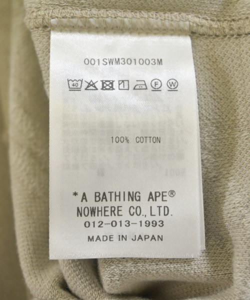 A BATHING APE（アベイシングエイプ）スウェット ベージュ サイズ:XL メンズ/2200709129073