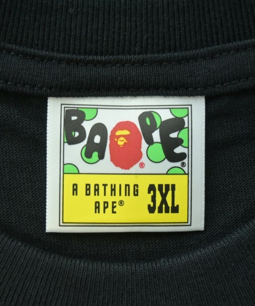 A BATHING APE（アベイシングエイプ）Tシャツ・カットソー 黒 サイズ:3XL メンズ/2200709129127