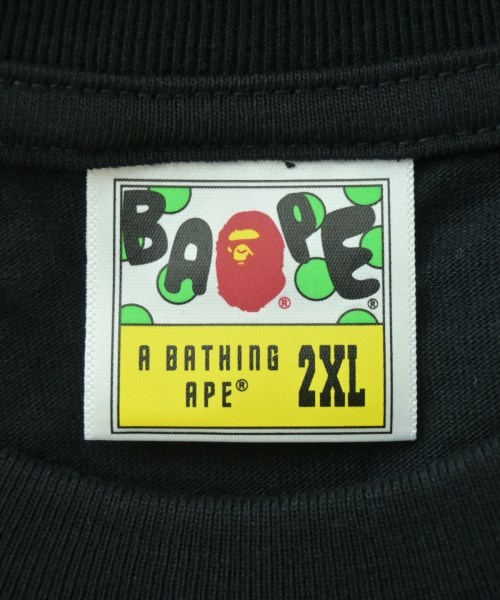 A BATHING APE（アベイシングエイプ）Tシャツ・カットソー 黒 サイズ:XXL メンズ/2200709129165