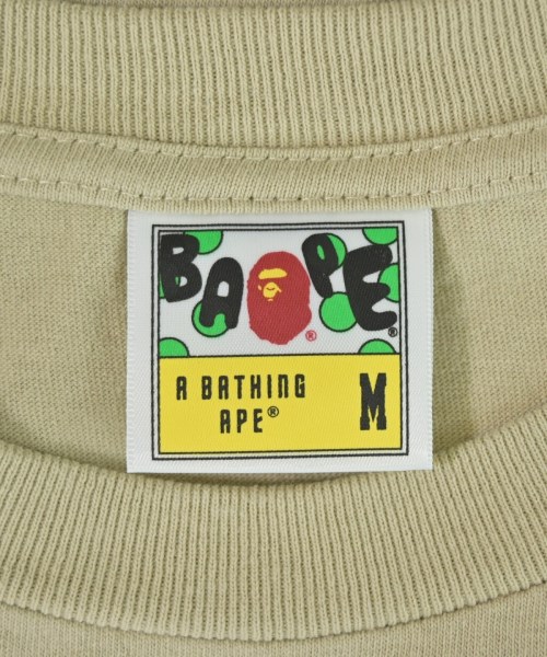 A BATHING APE（アベイシングエイプ）Tシャツ・カットソー ベージュ サイズ:M メンズ/2200709161127