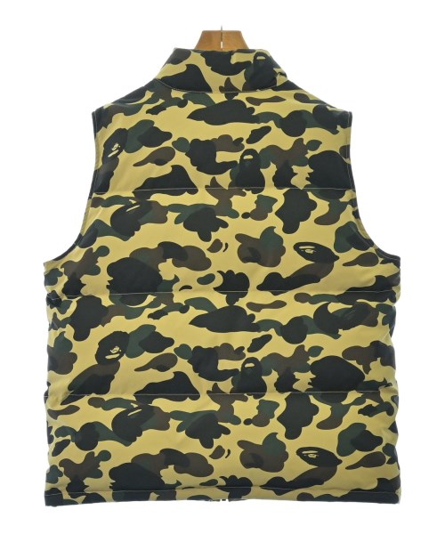 A BATHING APE（アベイシングエイプ）ダウンジャケット/ダウンベスト ベージュ サイズ:L メンズ/2200665824029