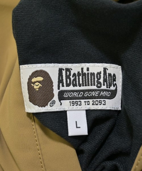 A BATHING APE（アベイシングエイプ）ダウンジャケット/ダウンベスト ベージュ サイズ:L メンズ/2200665824029