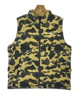 A BATHING APE（アベイシングエイプ）ダウンジャケット/ダウンベスト ベージュ サイズ:L メンズ/2200665824029