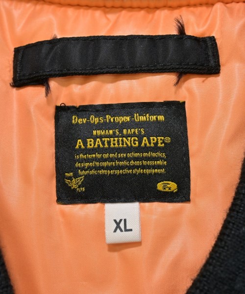 A BATHING APE（アベイシングエイプ）ブルゾン 黒 サイズ:XL メンズ/2200665824036