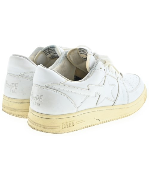 A BATHING APE（アベイシングエイプ）スニーカー 白 サイズ:28cm メンズ/2200665824074