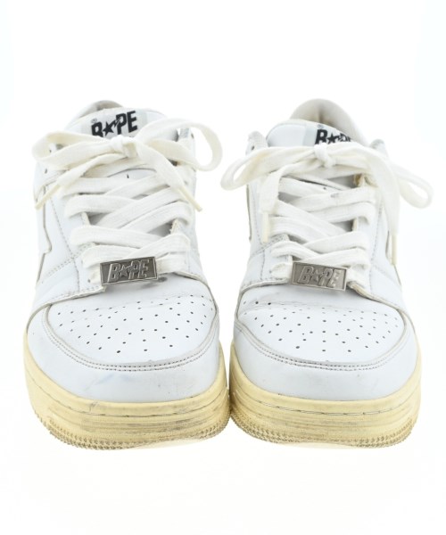 A BATHING APE（アベイシングエイプ）スニーカー 白 サイズ:28cm メンズ/2200665824074