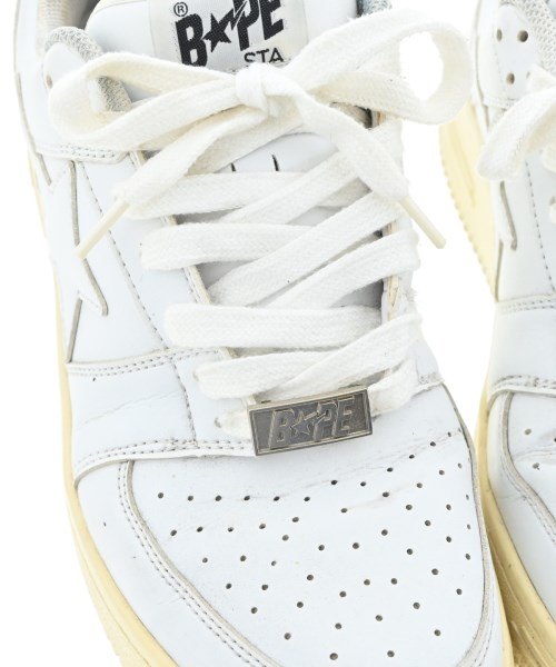 A BATHING APE（アベイシングエイプ）スニーカー 白 サイズ:28cm メンズ/2200665824074