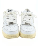 A BATHING APE（アベイシングエイプ）スニーカー 白 サイズ:28cm メンズ/2200665824074