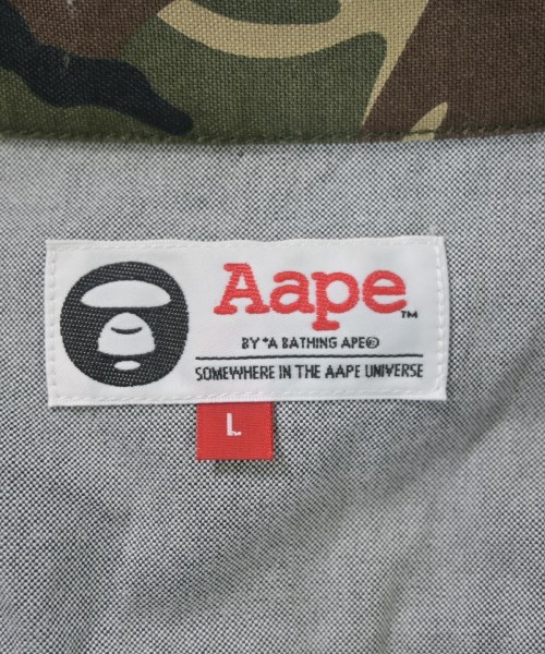 AAPE BY A BATHING APE（エーエイプバイアベイシングエイプ）カジュアルシャツ グレー サイズ:L メンズ/2200663407231