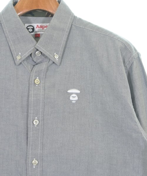 AAPE BY A BATHING APE（エーエイプバイアベイシングエイプ）カジュアルシャツ グレー サイズ:L メンズ/2200663407231