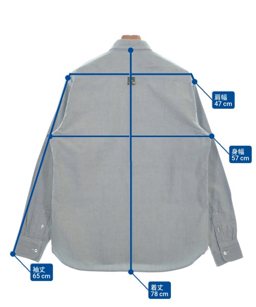 AAPE BY A BATHING APE（エーエイプバイアベイシングエイプ）カジュアルシャツ グレー サイズ:L メンズ/2200663407231