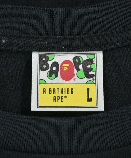 A BATHING APE（アベイシングエイプ）Tシャツ・カットソー 黒 サイズ:L メンズ/2200663407415