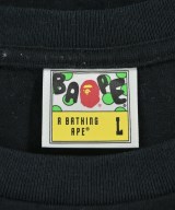 A BATHING APE（アベイシングエイプ）Tシャツ・カットソー 黒 サイズ:L メンズ/2200663407415