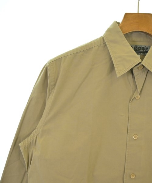A BATHING APE（アベイシングエイプ）カジュアルシャツ ベージュ サイズ:L メンズ/2200665522055