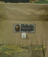 A BATHING APE（アベイシングエイプ）カジュアルシャツ ベージュ サイズ:L メンズ/2200665522055