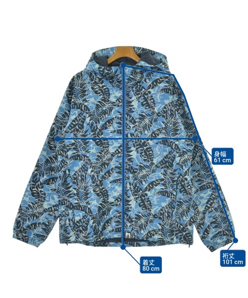 A BATHING APE（アベイシングエイプ）マウンテンパーカー 青 サイズ:XL メンズ/2200665522062