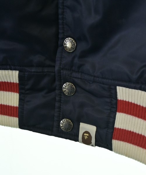 A BATHING APE（アベイシングエイプ）スタジャン 紺 サイズ:XL メンズ/2200666119018