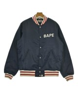 A BATHING APE（アベイシングエイプ）スタジャン 紺 サイズ:XL メンズ/2200666119018