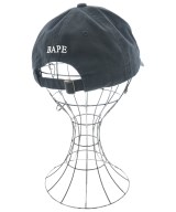 A BATHING APE（アベイシングエイプ）キャップ 黒 サイズ:F メンズ/2200664878122