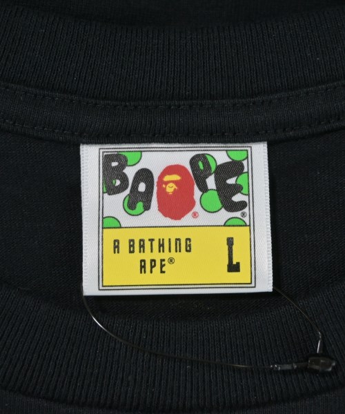 A BATHING APE（アベイシングエイプ）Tシャツ・カットソー 黒 サイズ:L メンズ/2200667526235
