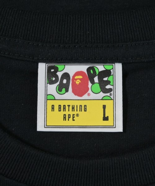 A BATHING APE（アベイシングエイプ）Tシャツ・カットソー 黒 サイズ:L メンズ/2200667526242