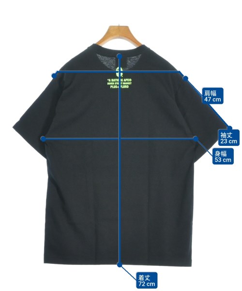 A BATHING APE（アベイシングエイプ）Tシャツ・カットソー 黒 サイズ:L メンズ/2200667526242