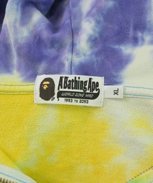 A BATHING APE（アベイシングエイプ）パーカー 黄 サイズ:XL メンズ/2200670058068