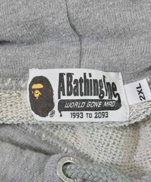 A BATHING APE（アベイシングエイプ）パーカー グレー サイズ:2XL(XXL位) メンズ/2200670998234