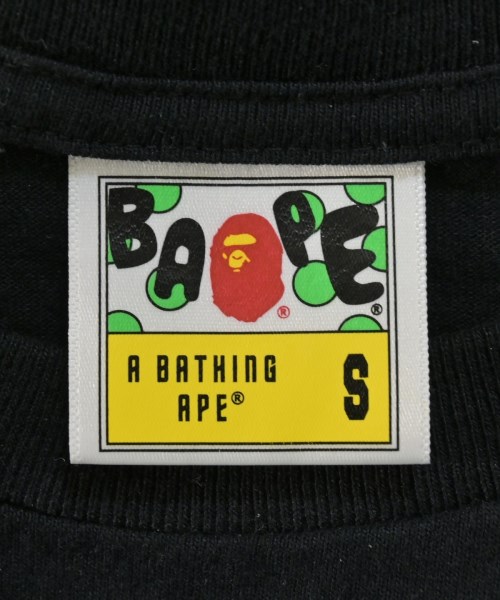 A BATHING APE（アベイシングエイプ）Tシャツ・カットソー 黒 サイズ:S メンズ/2200671129101