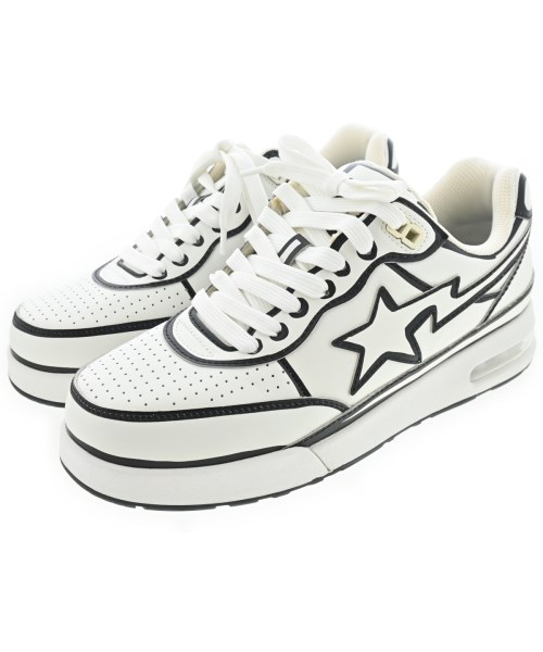 A BATHING APE(アベイシングエイプ)スニーカー 白 サイズ:28cm/2200670592265