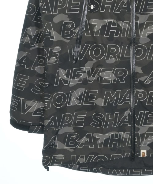 A BATHING APE（アベイシングエイプ）マウンテンパーカー 黒 サイズ:L メンズ/2200731057085
