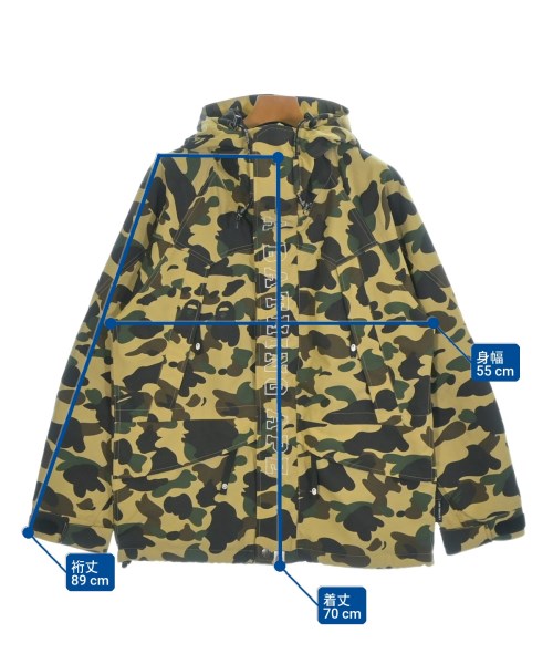 A BATHING APE（アベイシングエイプ）マウンテンパーカー ベージュ サイズ:L メンズ/2200731057092