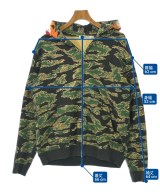 A BATHING APE（アベイシングエイプ）パーカー 茶 サイズ:M メンズ/2200731057108