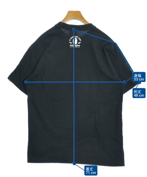 A BATHING APE（アベイシングエイプ）Tシャツ・カットソー 黒 サイズ:L メンズ/2200731057177