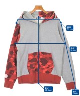 A BATHING APE（アベイシングエイプ）パーカー グレー サイズ:L メンズ/2200731444076