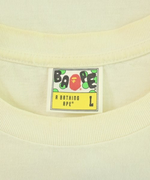 A BATHING APE（アベイシングエイプ）Tシャツ・カットソー 白 サイズ:L メンズ/2200724196654