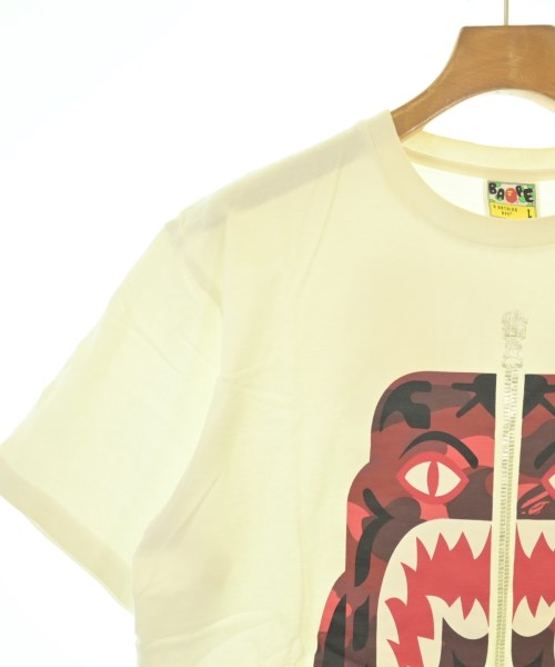 A BATHING APE（アベイシングエイプ）Tシャツ・カットソー 白 サイズ:L メンズ/2200724196654
