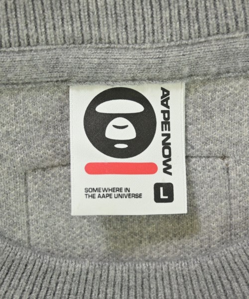 AAPE BY A BATHING APE（エーエイプバイアベイシングエイプ）ニット・セーター グレー サイズ:L メンズ/2200731996070