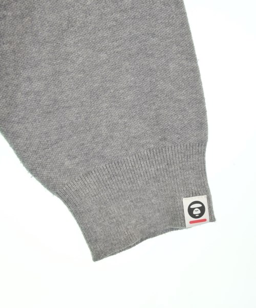 AAPE BY A BATHING APE（エーエイプバイアベイシングエイプ）ニット・セーター グレー サイズ:L メンズ/2200731996070