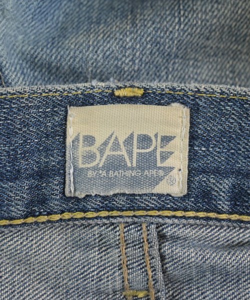 A BATHING APE（アベイシングエイプ）デニムパンツ 青 サイズ:XL メンズ/2200732532055