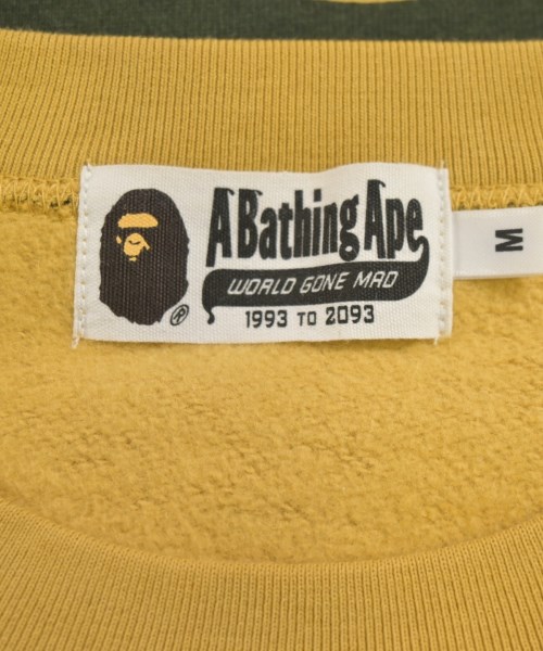 A BATHING APE（アベイシングエイプ）スウェット 黄 サイズ:M メンズ/2200733429019