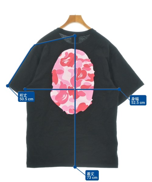 A BATHING APE（アベイシングエイプ）Tシャツ・カットソー 黒 サイズ:XL メンズ/2200734080134