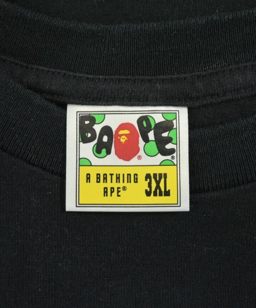 A BATHING APE（アベイシングエイプ）Tシャツ・カットソー 黒 サイズ:3XL メンズ/2200727656087