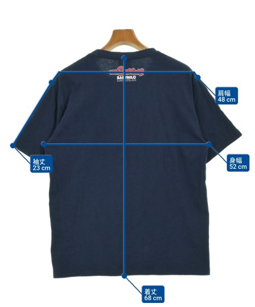 A BATHING APE（アベイシングエイプ）Tシャツ・カットソー 紺 サイズ:L メンズ/2200728766112
