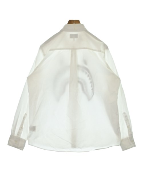 A BATHING APE（アベイシングエイプ）カジュアルシャツ 白 サイズ:XL メンズ/2200720512045
