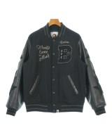 A BATHING APE（アベイシングエイプ）スタジャン 黒 サイズ:L メンズ/2200718028046