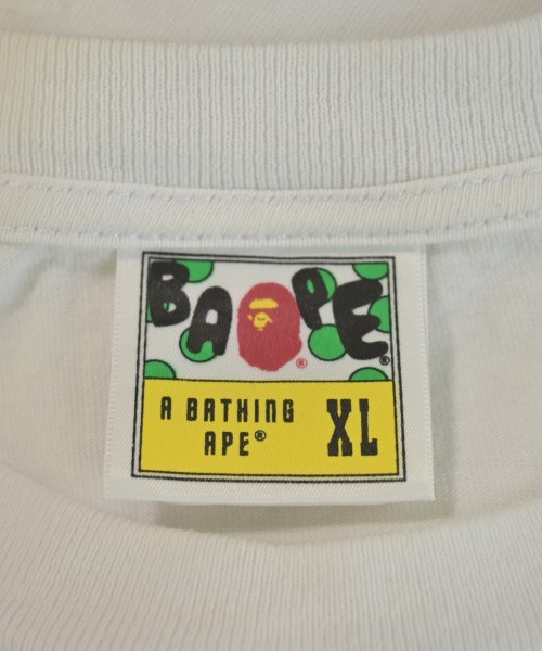 A BATHING APE（アベイシングエイプ）Tシャツ・カットソー 白 サイズ:XL メンズ/2200720003147