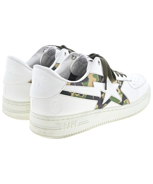 A BATHING APE（アベイシングエイプ）スニーカー 白 サイズ:27cm メンズ/2200724432097