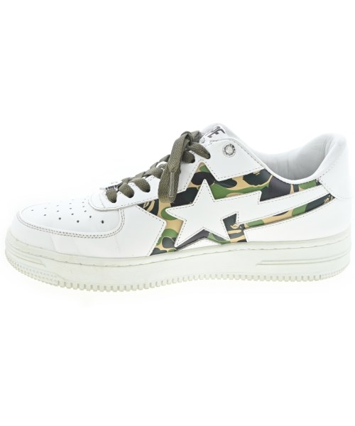 A BATHING APE（アベイシングエイプ）スニーカー 白 サイズ:27cm メンズ/2200724432097